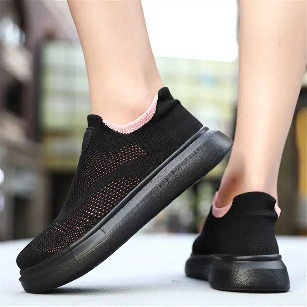Office Tech Supply - Platform Stockings Brown Shoes For Woman