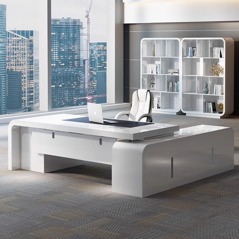Office Tech Supply - High-tech Director's Desk Highlight Office Durable