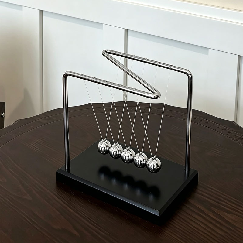 N Shaped Newton's Cradle Balan - Office Technology ulasan dan harga