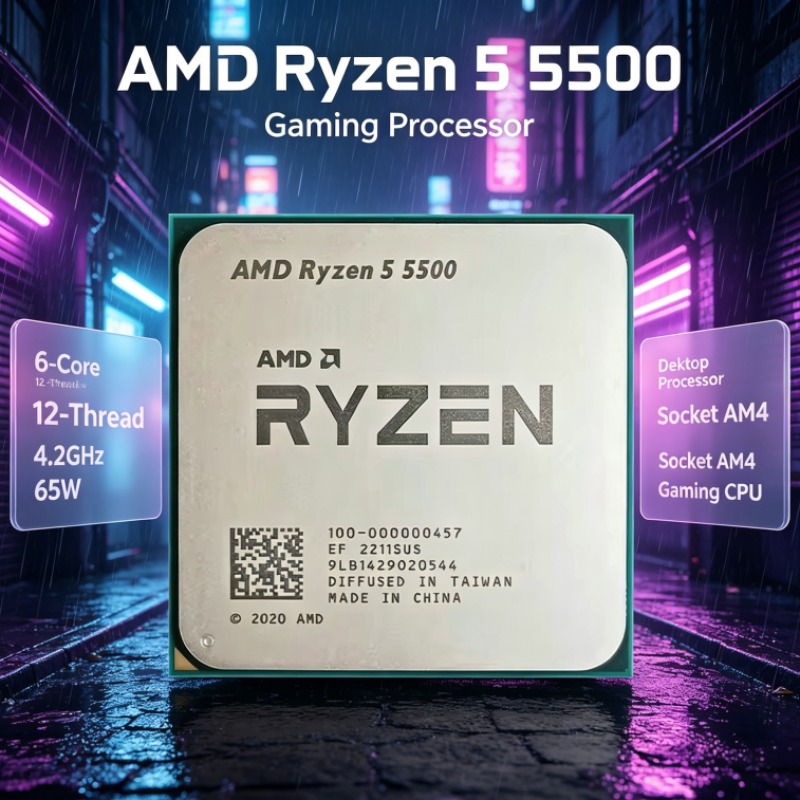 AMD Ryzen 5 5500 AM4 Desktop C - Amd Cpu Ryzen 5 ulasan dan harga