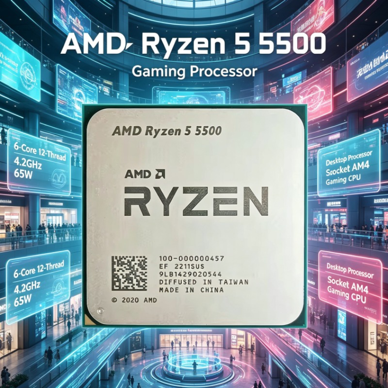 AMD Ryzen 5 5500 AM4 Desktop C - Amd Cpu Ryzen 5 ulasan dan harga