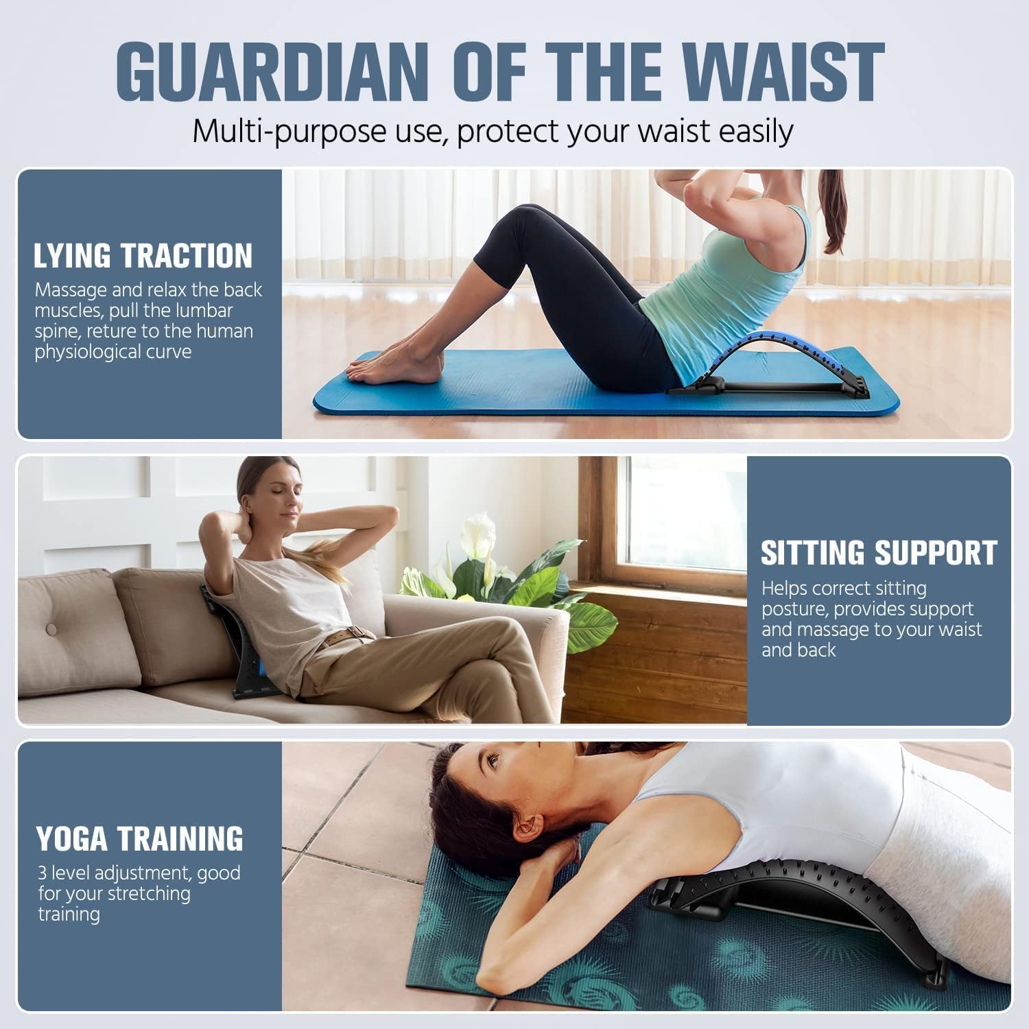 Multi-Level Back Stretching De - Office Technology ulasan dan harga