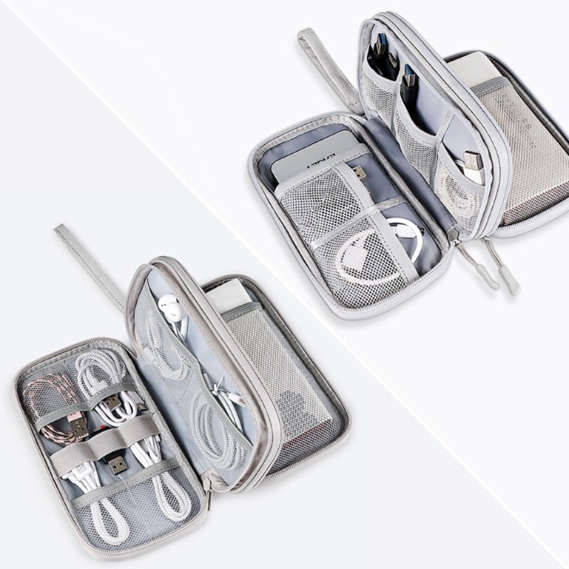 Travel Cable Organizer Case, M - Office Tech Bag ulasan dan harga