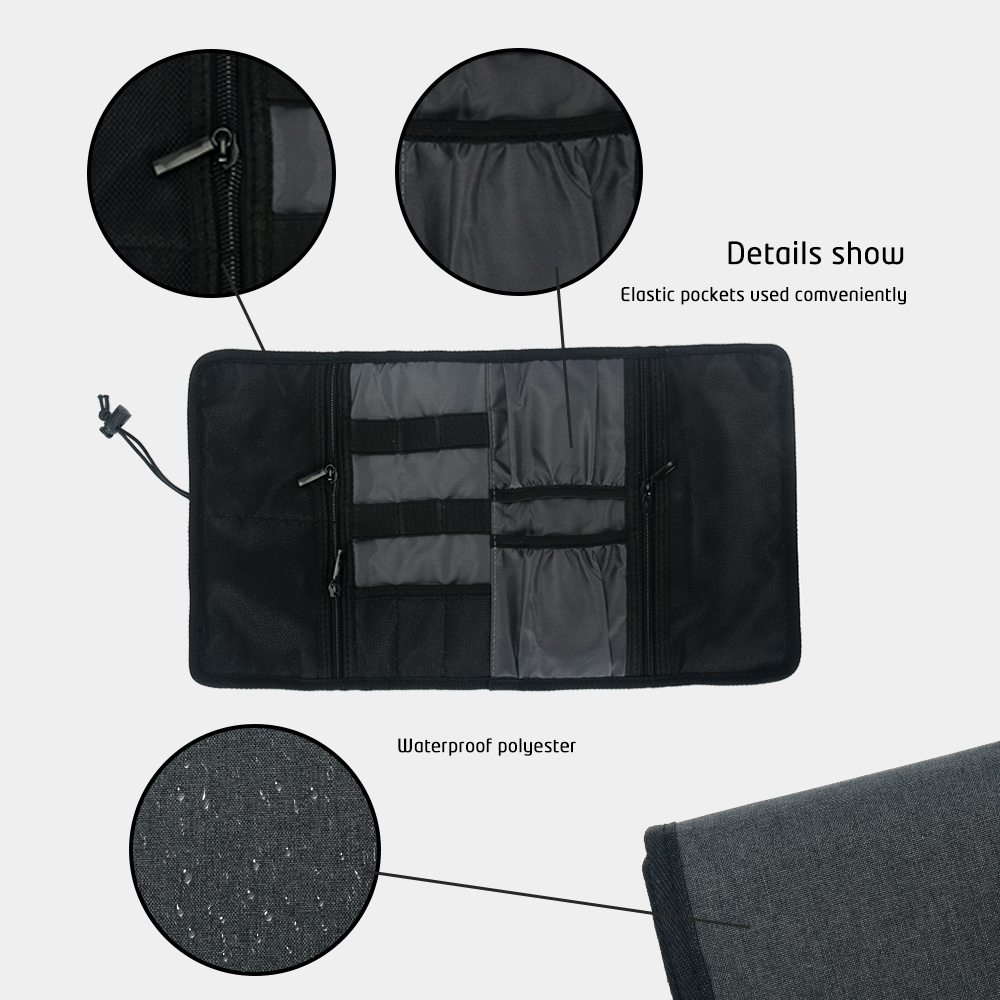 Tech Organizer Bag Cable Stora - Office Tech Bag ulasan dan harga