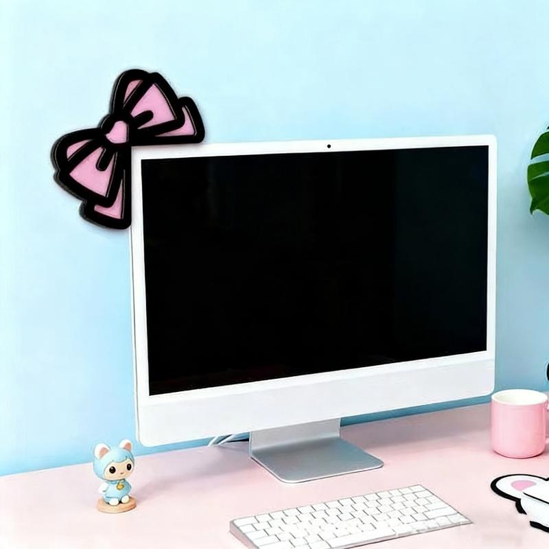 New 1/2Pcs Wooden Bowknot PC A - Office Technology ulasan dan harga