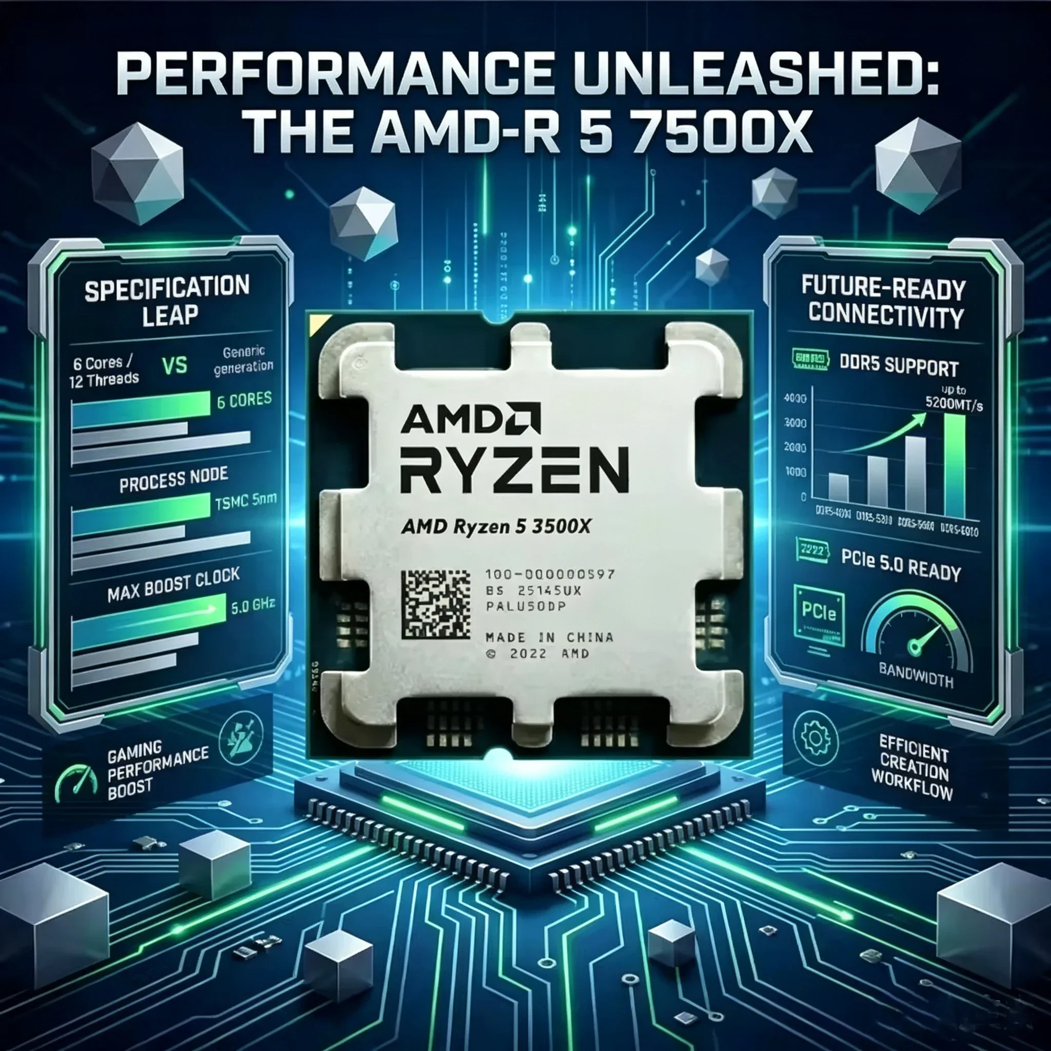 AMD Ryzen 5 3500X R5 3500X Des - Amd Cpu Ryzen 5 ulasan dan harga