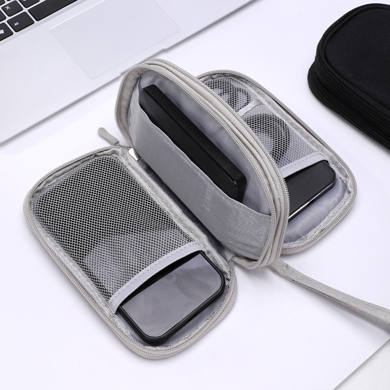 Travel Data Cable Storage Bag, - Office Tech Bag ulasan dan harga