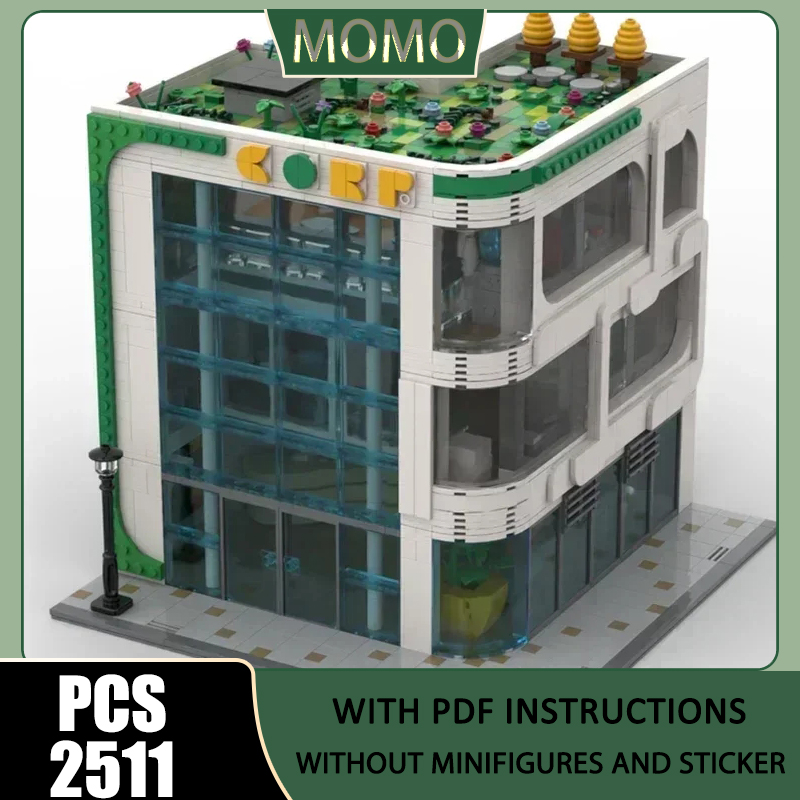 Street View Model Moc Building - Office Technology ulasan dan harga