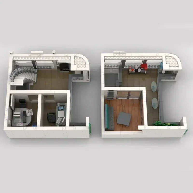 Street View Model Moc Building - Office Technology ulasan dan harga