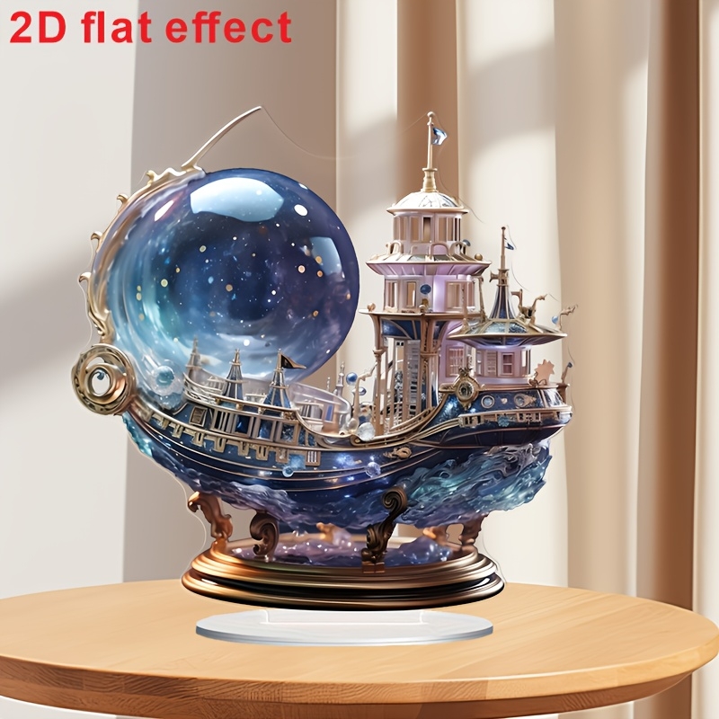 2D Bohemian Style 8in Acrylic  - Office Technology ulasan dan harga