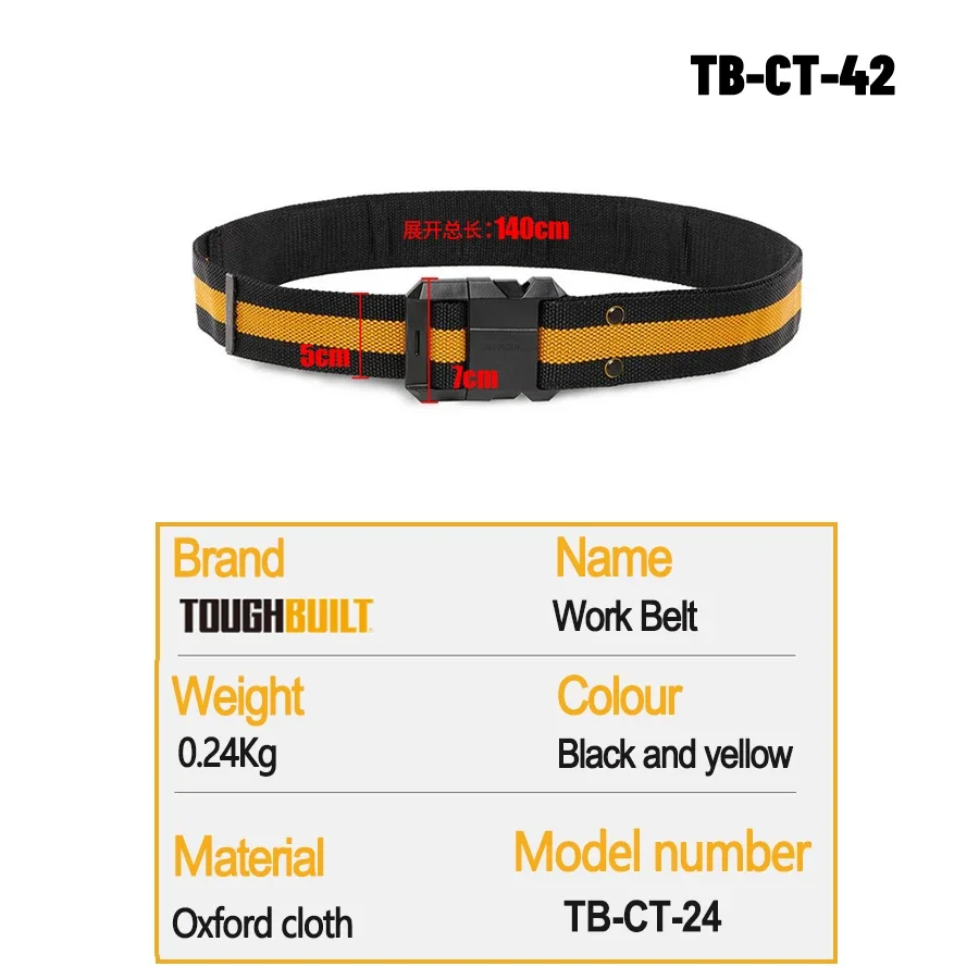 ToughBuilt TB-CT-42 Work Belt  - Office Tech Bag ulasan dan harga