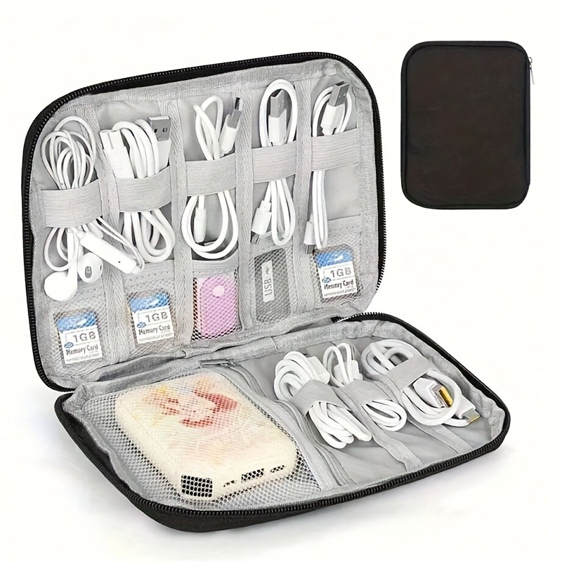 A Multi-Pocket Electronic Acce - Office Tech Bag ulasan dan harga