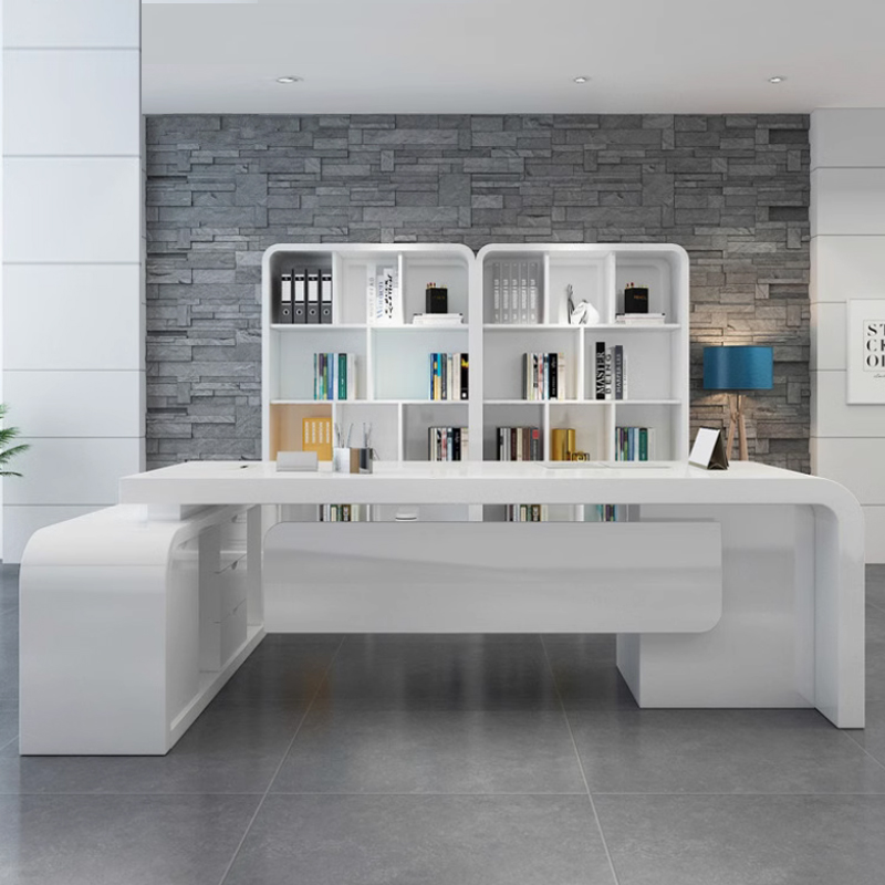 High-tech Director's Desk High - Office Tech Supply ulasan dan harga