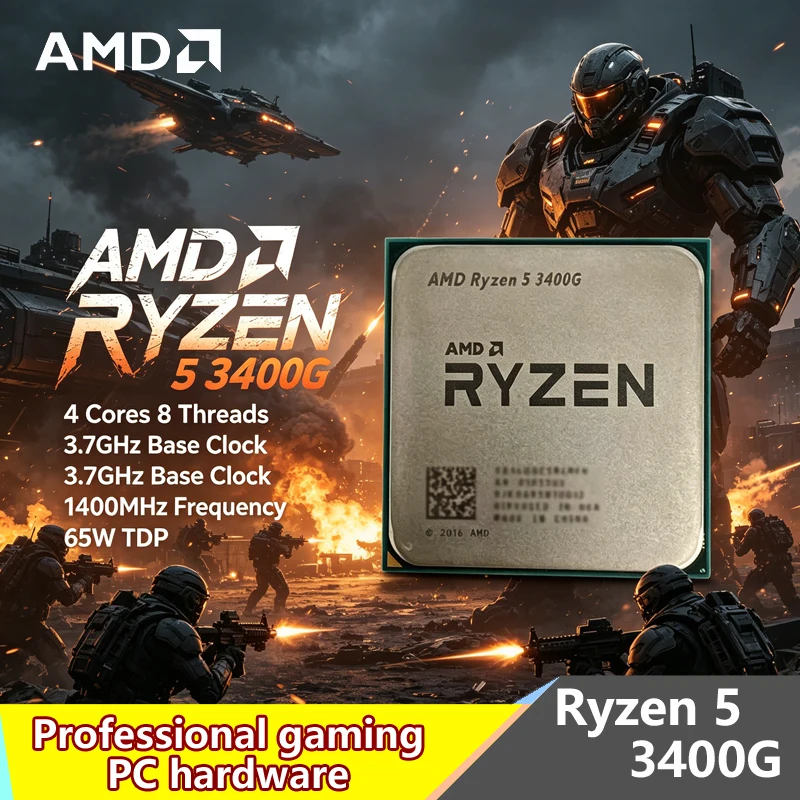 AMD Ryzen 5 3400G AM4 Desktop  - Amd Cpu Ryzen 5 ulasan dan harga